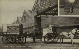 Parcel Collecting Vans - Multivues - Traces De Collage Au Verso - Sonstige & Ohne Zuordnung