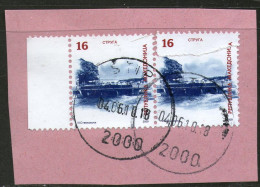 Macedonia,2009 Cut Squer,Mi#539,City Struga Ancel As Scan - North Macedonia