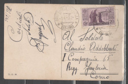 ITALIA 1932 - Cartolina Con Sant'Antonio 20 C. (1931) - Marcofilía