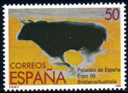 326 Espagne Expo 88 Brisbane Taureau Bull Corrida MNH ** Neuf SC (ESP-252) - Landwirtschaft