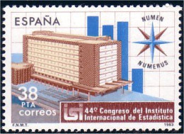 326 Espagne Institut Statistiques MNH ** Neuf SC (ESP-188) - Unused Stamps