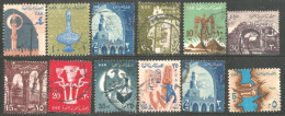 316 Egypte UAR 1964-67 Definitives 10 Stamps (EGY-214) - Gebruikt