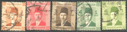 316 Egypte Roi King Farouk (EGY-188) - Usati