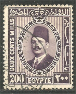 316 Egypte Roi King Fuad (EGY-193) - Usati