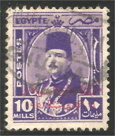 316 Egypte Roi King Farouk (EGY-186) - Used Stamps