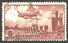 316 Egypte Avion Douglas DC-3 Airplane Flugzeug Barrage Delta Dam (EGY-169) - Airmail