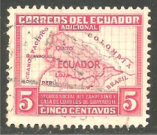 314 Equateur Carte Map (ECU-118) - Ecuador