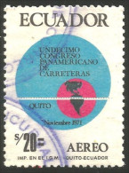 314 Equateur Pan American Road Congress 20s (ECU-82) - Accidents & Sécurité Routière