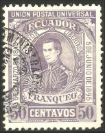 314 Equateur 1896 Elizalde 50c Violet (ECU-68) - Ecuador