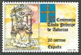 326 Espagne Henri III De Castille Asturies MNH ** Neuf SC (ESP-336) - Case Reali