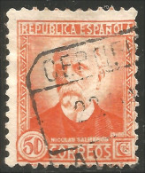 326 Espagne Nicolas Salmeron 1931 (ESP-322) - Usados