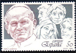 326 Espagne Pape Jean Paul II Pope John Paul MNH ** Neuf SC (ESP-262) - Papi