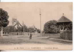 Carte Postale Ancienne Garches - Carrefour Brezin - Garches