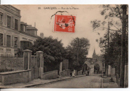 Carte Postale Ancienne Garches - Rue De La Plaine - Garches