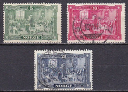 NO008 – NORVEGE - NORWAY - 1914 – CENTENARY OF THE CONSTITUTION – SG # 159/61 USED 15,50 € - Gebruikt