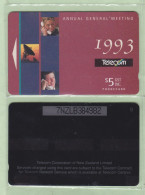 New Zealand - 1993 Telecom Second AGM $5 - Mint - NZ-P-5b - ("7NZLB") - Neuseeland