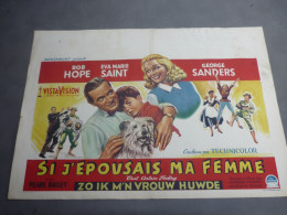 Affiche Du Film " Si J'épousais Ma Femme " / 1956 - Film US / Bob Hope - 100 % Original - Affiches & Posters