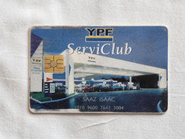 Argentina-(AR-TLC-0171)-YPF-SERVI CLUB-(SAAZ ISAAC)-(17)-(1010-9600-7643-3004)-used Chip CARD+1card Prepiad Free - Argentina