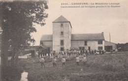 29 LESNEVEN     La Minoterie Leverge , Cantonnement De Troupes Pendant La Guerre     TB PLAN 1915    RARE - Lesneven