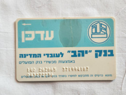 ISRAEL-Bank "Yahav"-for State Employees-updated-(371994187)-(140-262865)-used Card - Geldkarten (Ablauf Min. 10 Jahre)