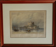 MONT SAINT-MICHEL  Lithographie De A. V. Deroy (1823-1906) Et Lemercier - Lithographien