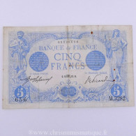 5 Francs Bleu 14.8.1913, M.3282/656, TTB - 5 F 1912-1917 ''Bleu''