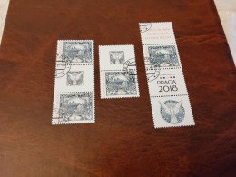 Tchèquie  Lot De 5 Timbres Oblitérés  Mucha  2018 - Used Stamps