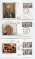 - 3 FDC LE TRAITÉ SUR LA COOPÉRATION FRANCO-ALLEMANDE - DE GAULLE & ADENAUER - PARIS & BONN 14.1.1988 - - Gemeinschaftsausgaben