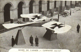 MUSEE DE L'ARMEE  Campargne 1914 1915 Aéroplane Allemand (Taube) Pris à L'ennemi  RV - Museen