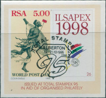 South Africa 1998 SG1100 5r ILSAPEX Stamp Exhibition MS FU - Otros & Sin Clasificación