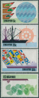 Singapore 1975 SG249-252 Ports And Harbours Conference Set MLH - Singapur (1959-...)
