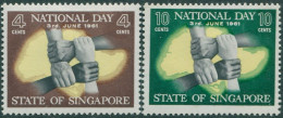 Singapore 1961 SG61-62 National Day Set MLH - Singapore (1959-...)