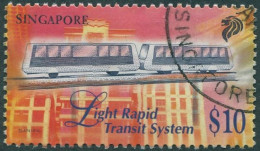 Singapore 1997 SG882 $10 Light Rapid Transit Carriages FU - Singapur (1959-...)