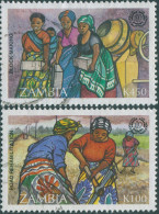Zambia 1995 SG743-744 ILO Set FU - Zambia (1965-...)