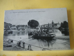 53 605 CPA 1905 -  53 CHATEAU GONTIER - ARRIVEE DU BATEAU A VAPEUR D'ANGERS - ANIMATION - Chateau Gontier