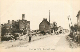 80* AILLY S/NOYE  Rue Sadi Carnot - Ruines WW1    RL31,0487 - Ailly Sur Noye