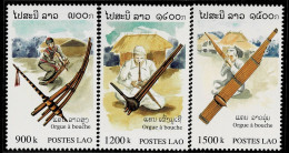 LAOS 1998 Mi 1645-1647 TRADITIONAL MUSIC INSTRUMENTS MINT STAMPS ** - Laos