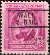 STATI UNITI, UNITED STATES, USA, WILLIAM ALLEN WHITE, 1948, NUOVO (MLH*) Mi:US 573, Scott:US 960, Yt:US 511 - Unused Stamps