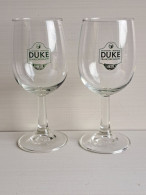 2 Beaux Verres Duke (Duk'Eau) Francorchamps - Glazen