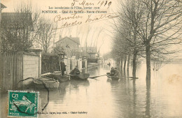 95* PONTOISE Crue 1910 – Quai Du   Pothuis     RL44,1367 - Pontoise