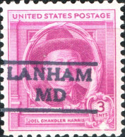 STATI UNITI, UNITED STATES, USA, JOEL CHANDLER HARRIS, 1948, NUOVO (MLH*) Mi:US 593, Cottn:US 980, Yt:US 531 - Unused Stamps