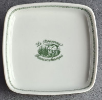 Beau Petit Cendrier En Porcelaine "Le Roannay" Francorchamps - Ashtrays