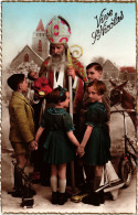 PC SAINT NICHOLAS, VIVE ST. NICOLAS, CHILDREN, Vintage Postcard (b55425) - Saint-Nicolas