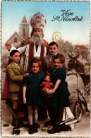 PC SAINT NICHOLAS, VIVE ST. NICOLAS, CHILDREN, Vintage Postcard (b55424) - Saint-Nicolas