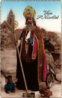 PC SAINT NICHOLAS, VIVE ST. NICOLAS, PRESENTS, Vintage Postcard (b55396) - Saint-Nicolas