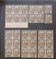 COLONIE LIBIA ITALIA REGNO 1924 SERIE PITTORICA CAT CEI N 54 STOCK LOT 30 STAMPS MNH 6 SCANNERS - Libye