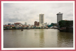 Singapore River And Centre Commercial 1998 Photograph Vintage_UNC SUP_ NOT Postcard_cpc - Singapur