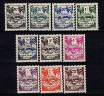 Guadeloupe  - 1947 -  Tb Taxe N° 41 à 50 - Neufs * - MLH - Timbres-taxe