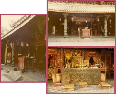 Singapore Temple THIAN HOCK KENG-Vintage, Telok Ayer Street, Builded In 1843_SUP_Photo+/-Kodak 1977's_ NOT Postcard_cpc - Singapur