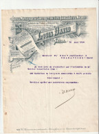 105-L.David....Bois & Matériaux De Construction, Fers, Quincaillerie & Métaux...Saïda...1904...Algérie - Autres & Non Classés